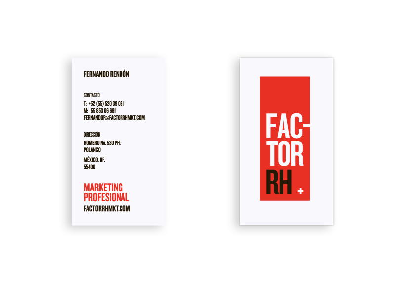 Factor RH+ Marketing